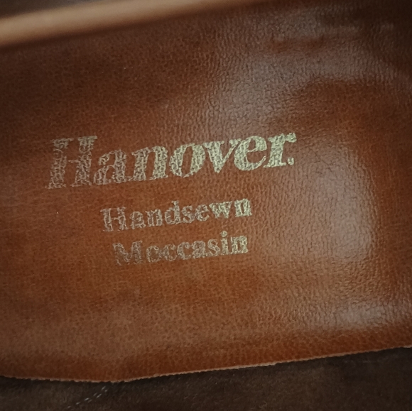 Hanover Handsewn Men\'s Brown Tassel Moccasin
